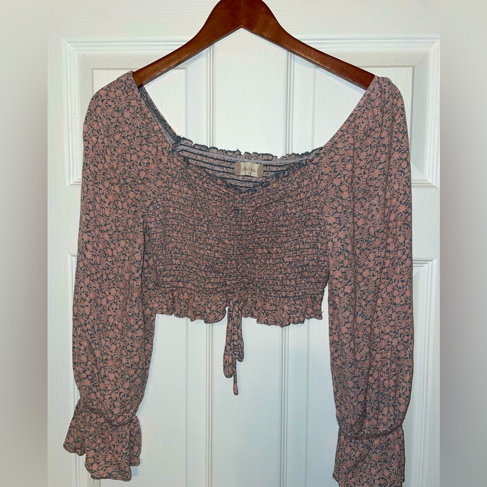 Altar’d State Long Sleeve Crop Top